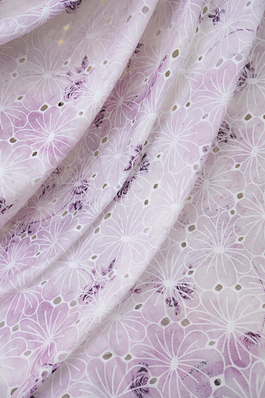 Printed Embroidered Lawn RB129