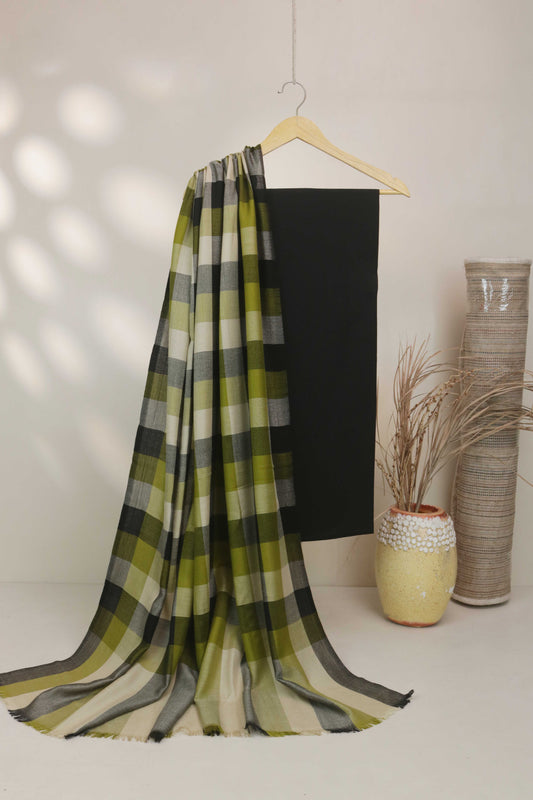 3Piece - Karandi with Rashmina Shawl KPP304