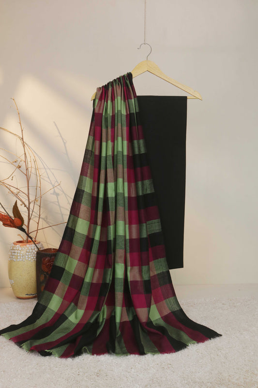 3Piece - Karandi with Rashmina Shawl KPP372