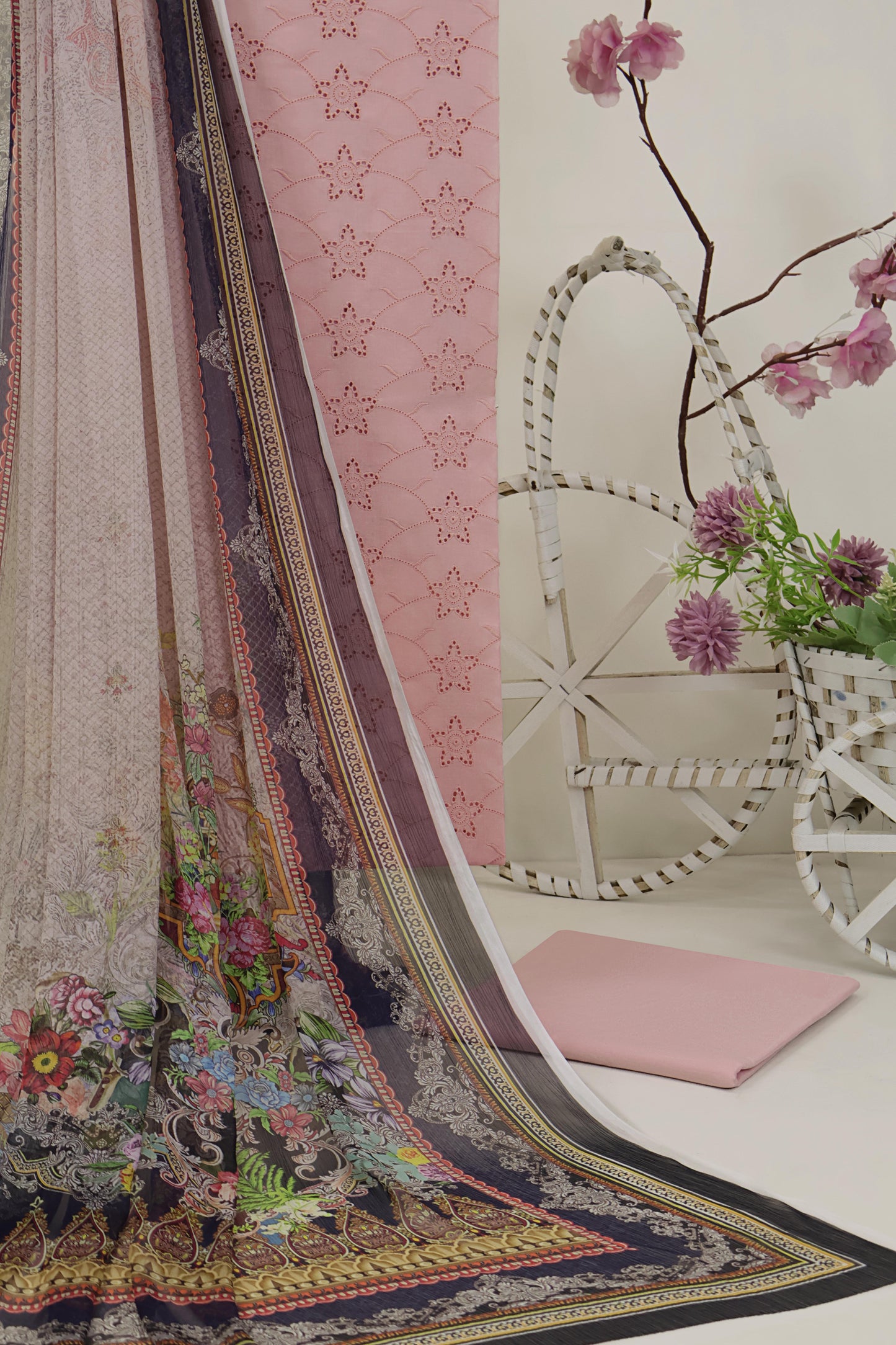 3Piece – Embroidered Lawn Suit S2P41