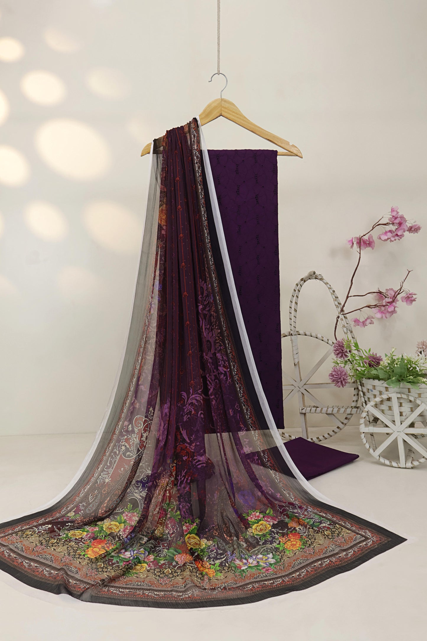 3Piece – Embroidered Lawn Suit S2P44