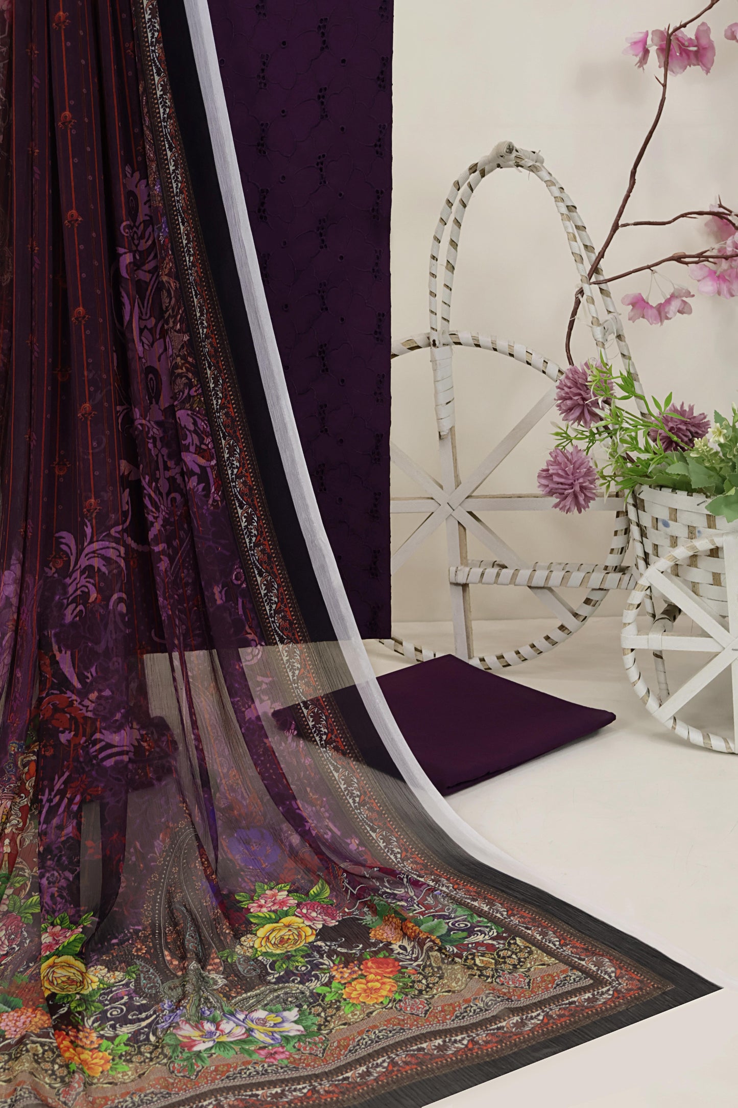 3Piece – Embroidered Lawn Suit S2P44