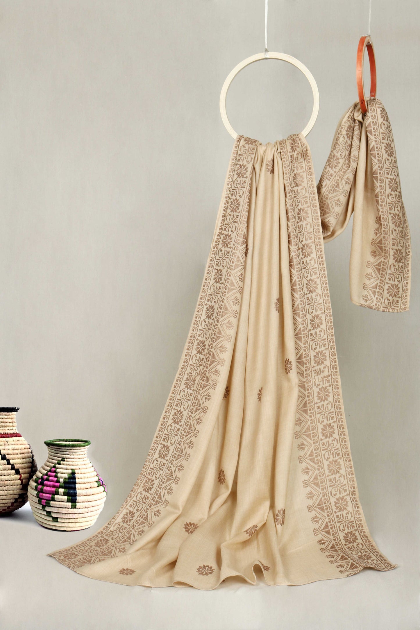Embroidered Pashmina Shawl