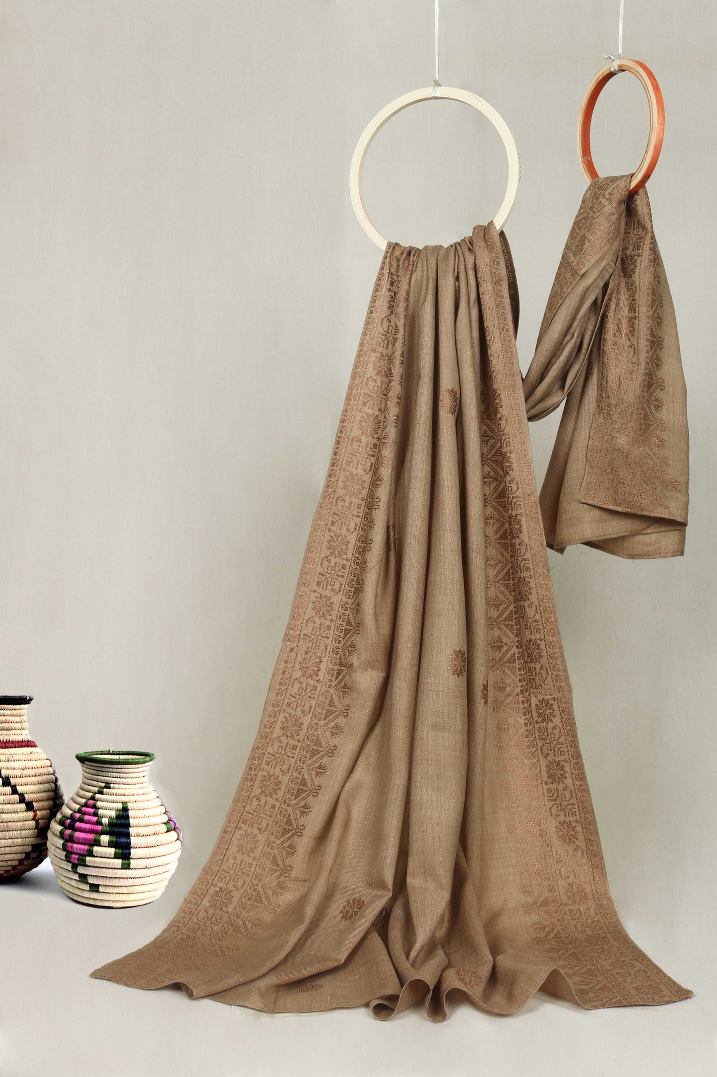 Embroidered Pashmina Shawl