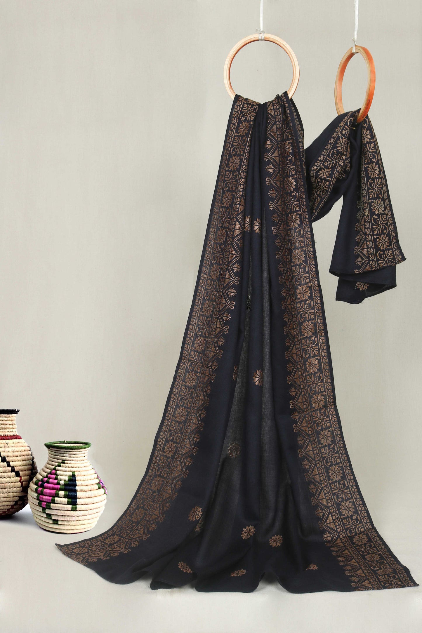 Embroidered Pashmina Shawl
