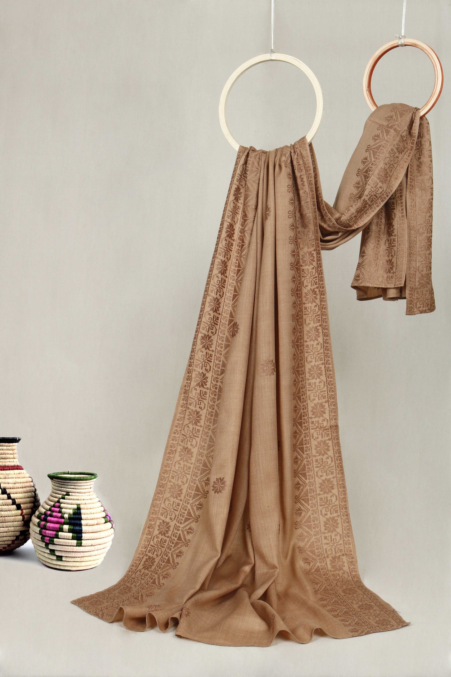 Embroidered Pashmina Shawl