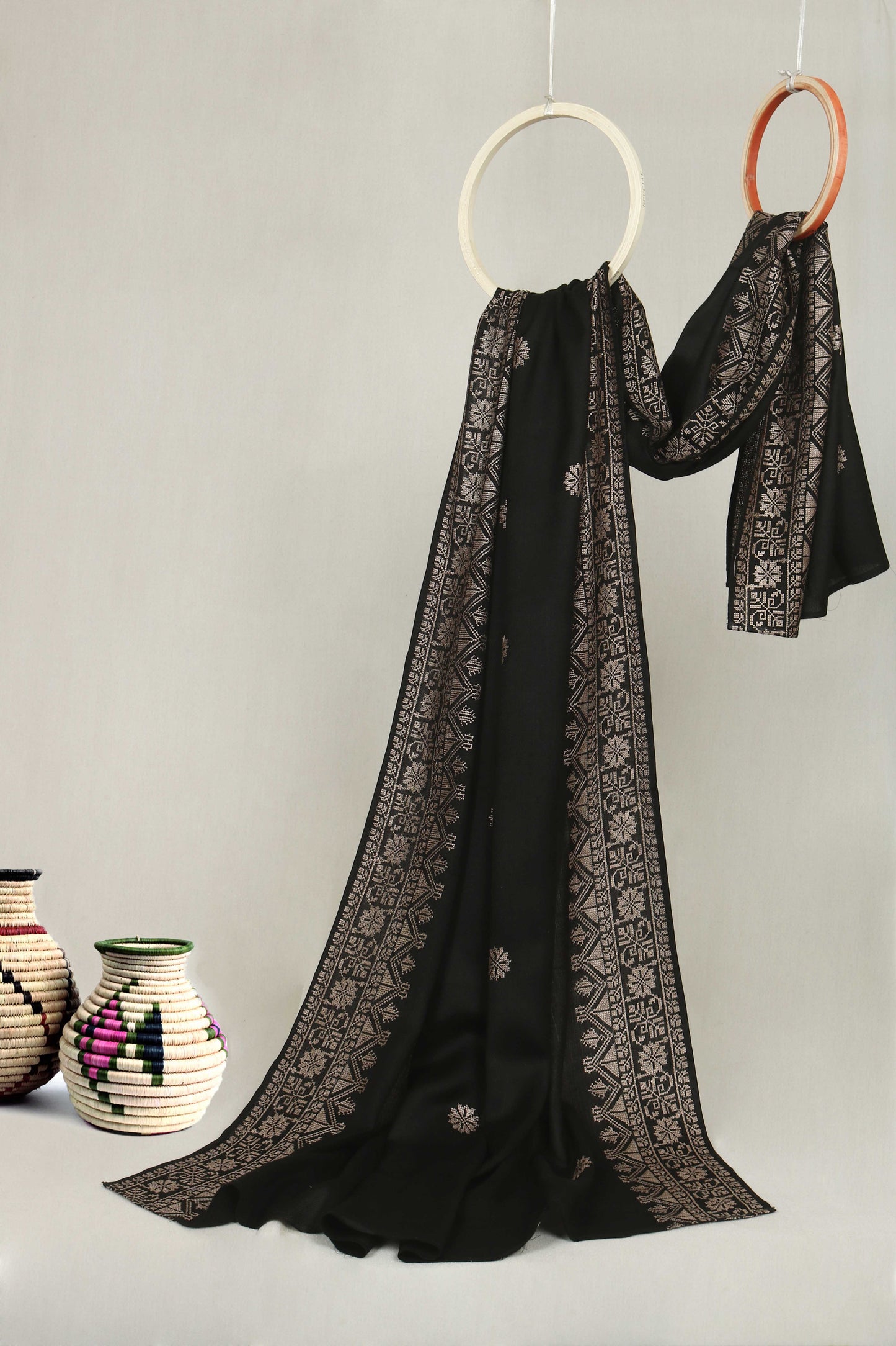 Embroidered Pashmina Shawl