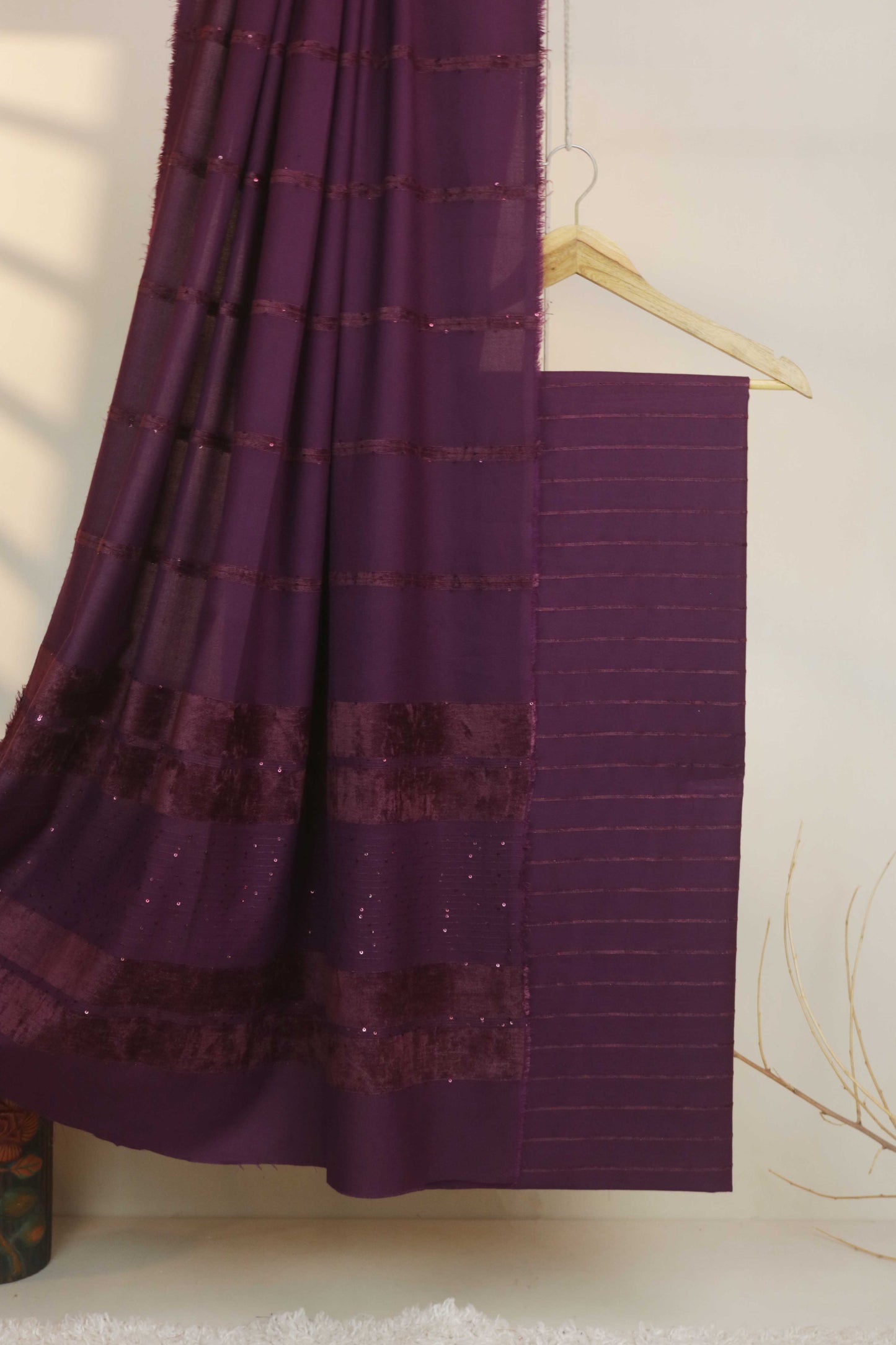 3Piece - Dhanak with Wool Shawl  VC66