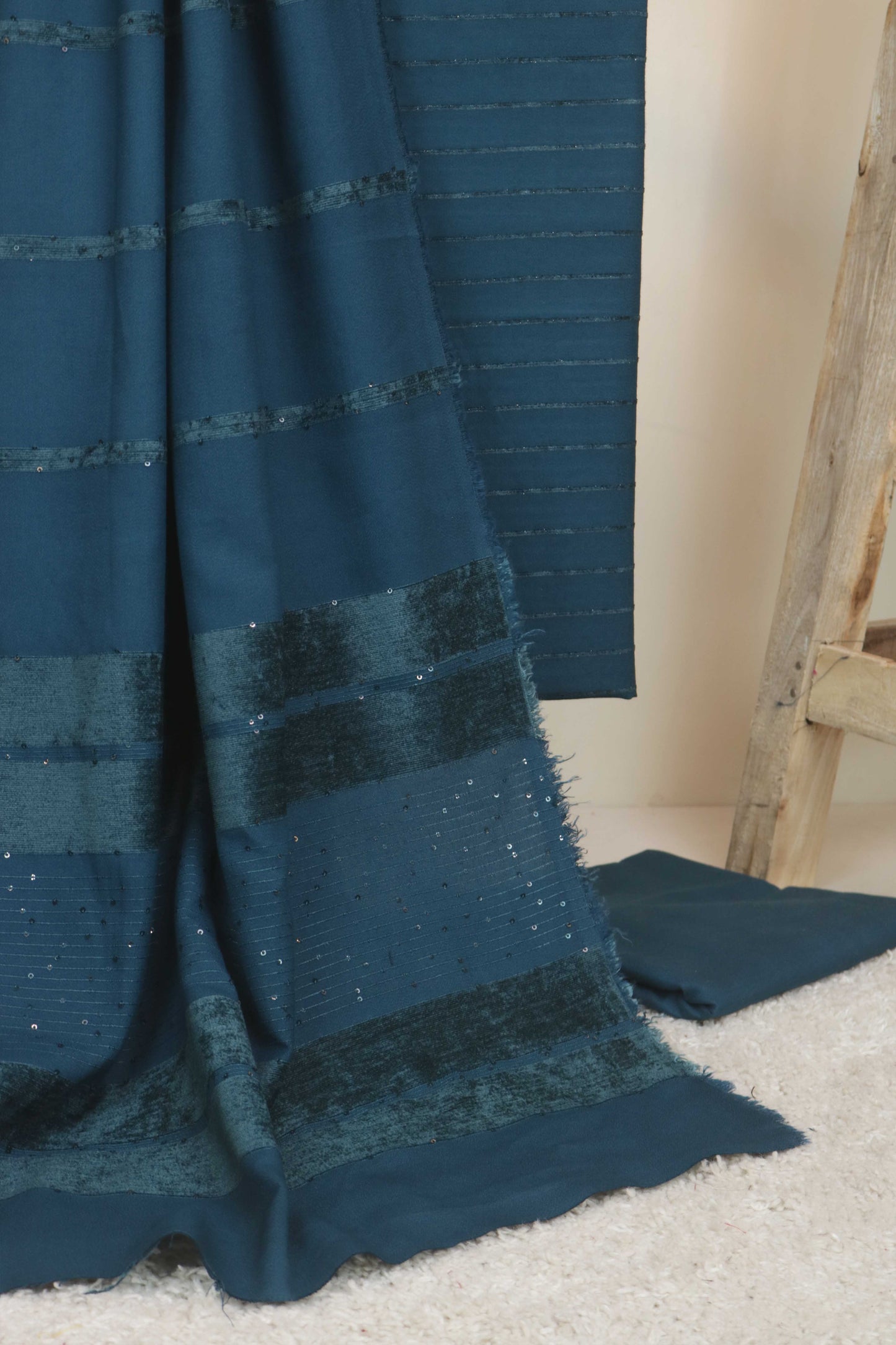 3Piece - Dhanak with Wool Shawl  VC65