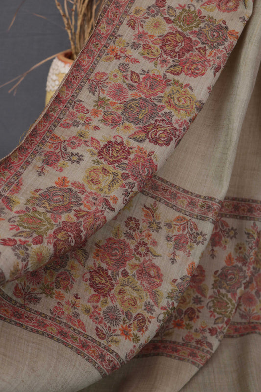 Kani Border Pashmina Shawl  HKSH28