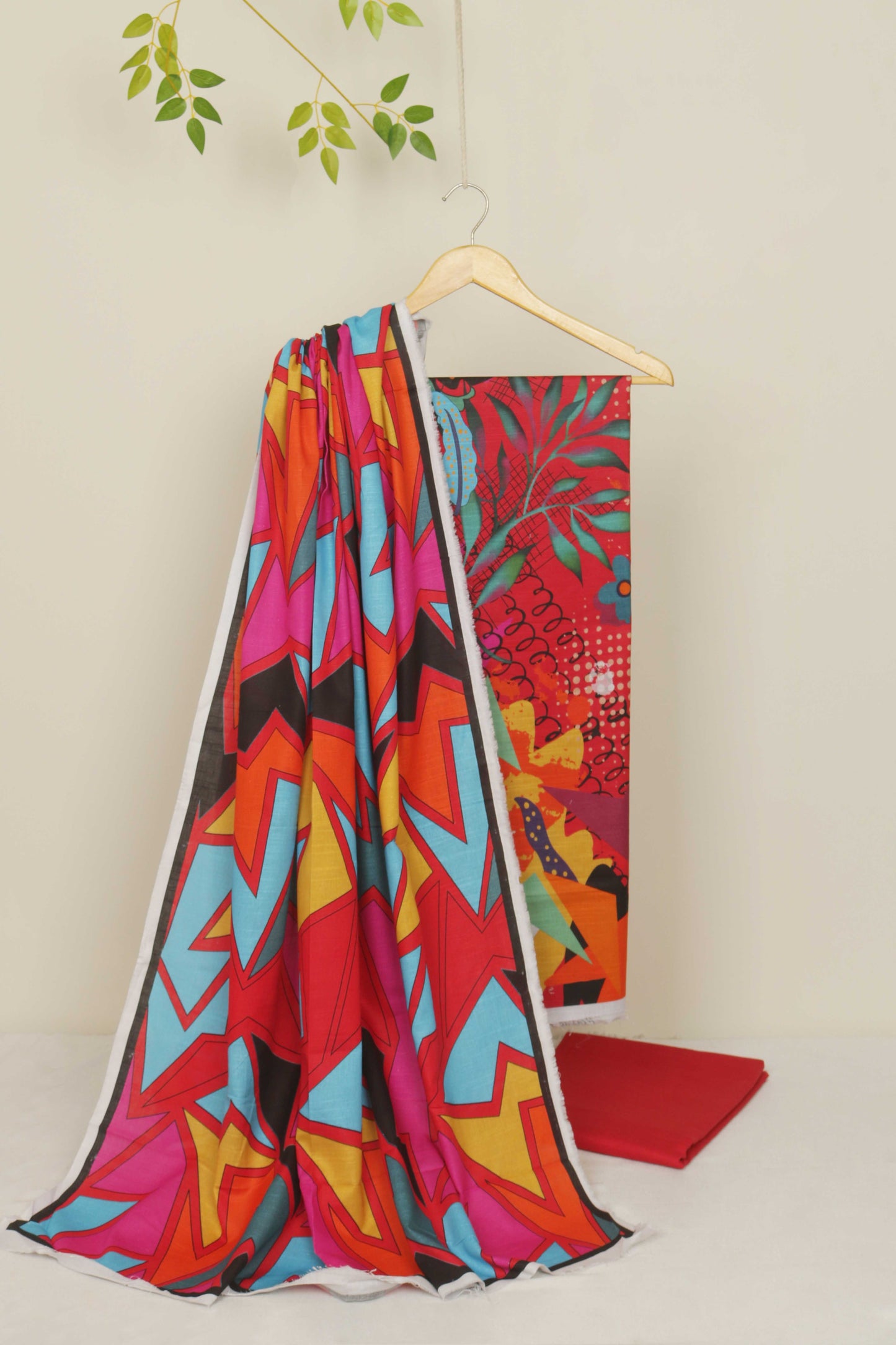 3Piece – Printed Khaddar Suit CK458