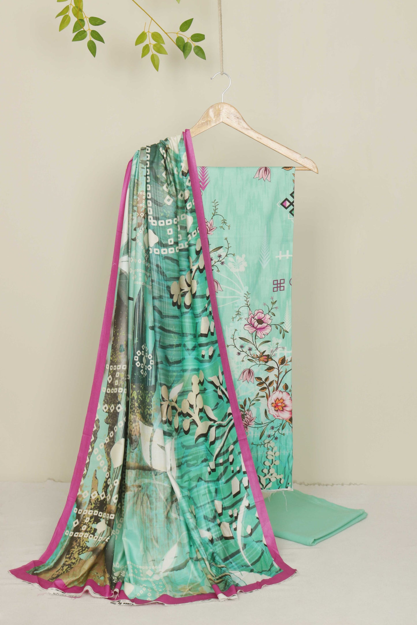 3Piece - Linen Printed Suit Classic ICLST03