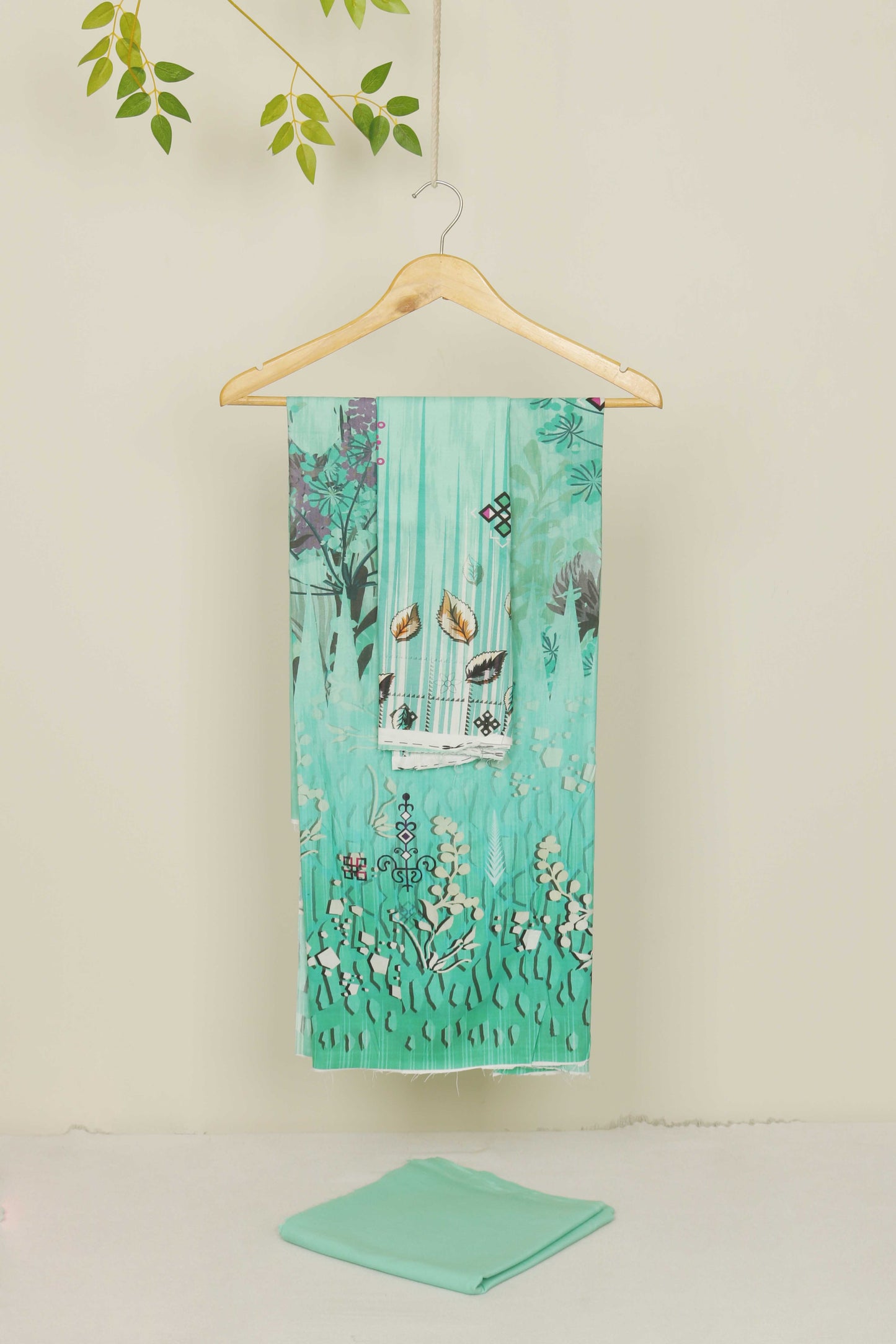 3Piece - Linen Printed Suit Classic ICLST03