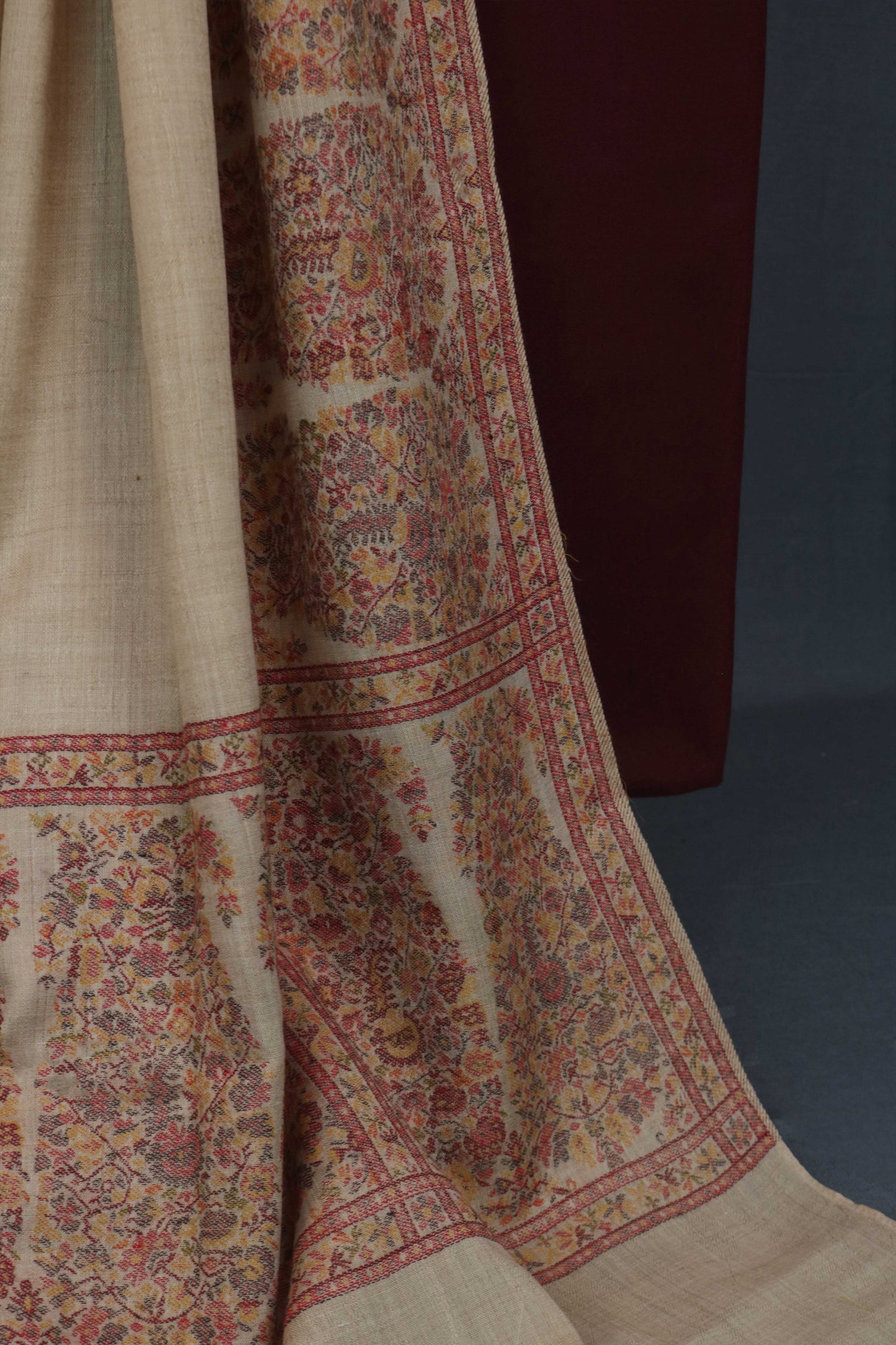 3Piece -Karandi with Pashmina Shawl KPP355