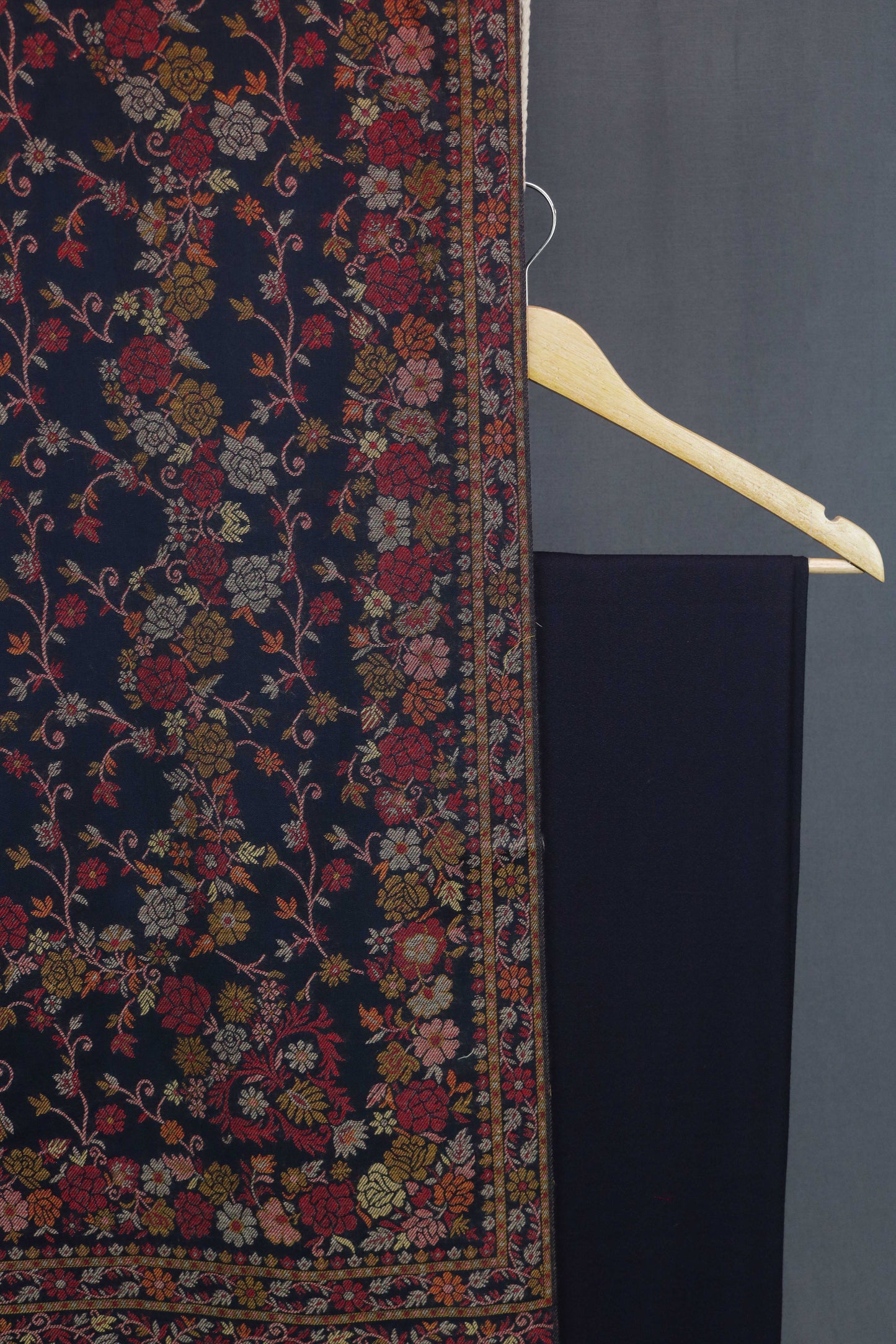 3Piece -Karandi with Pashmina Shawl KPP359