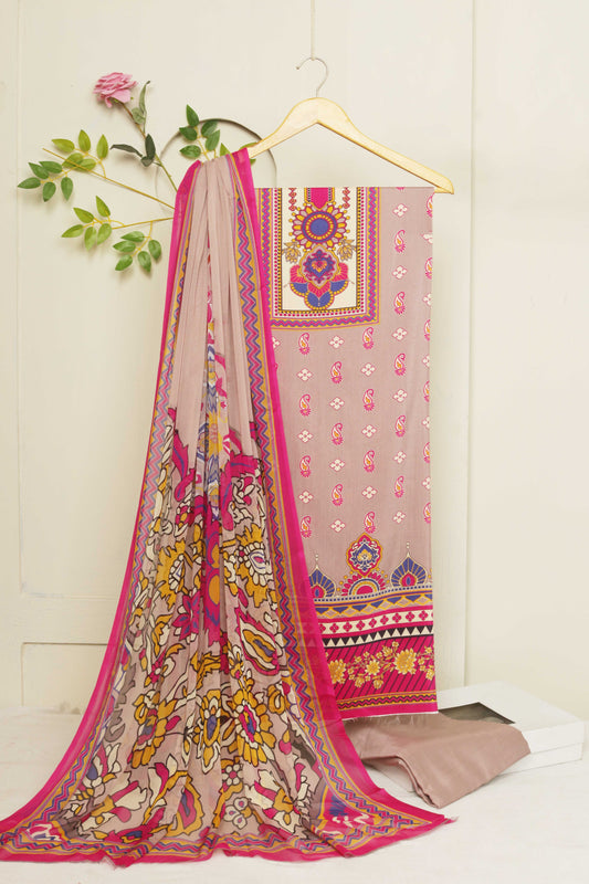 3Piece -Viscous Printed Suit VC02