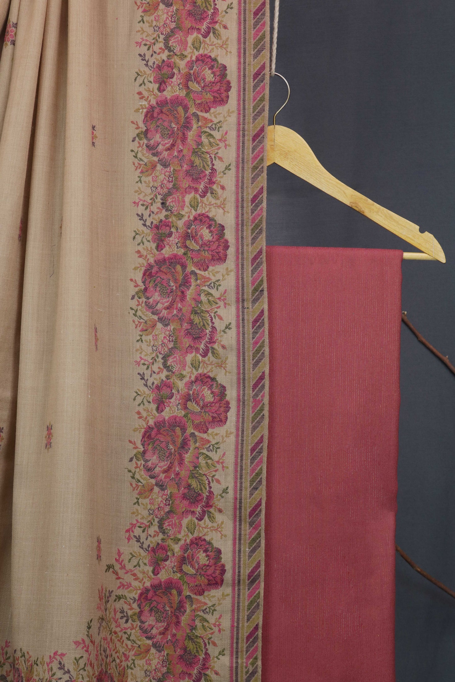 3Piece - Moonlight Marina  with Pashmina Shawl KPP383