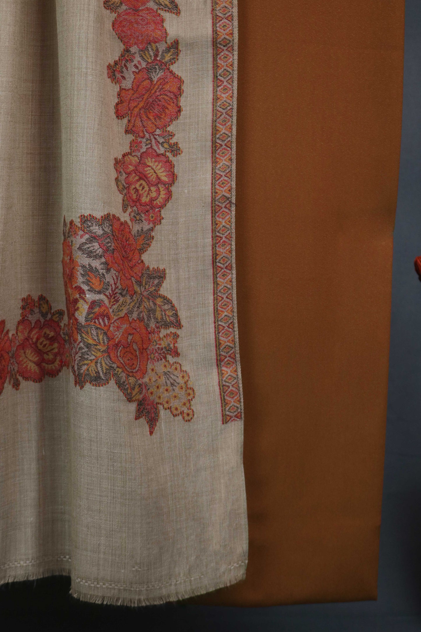 3Piece -Karandi with Pashmina Shawl KPP321