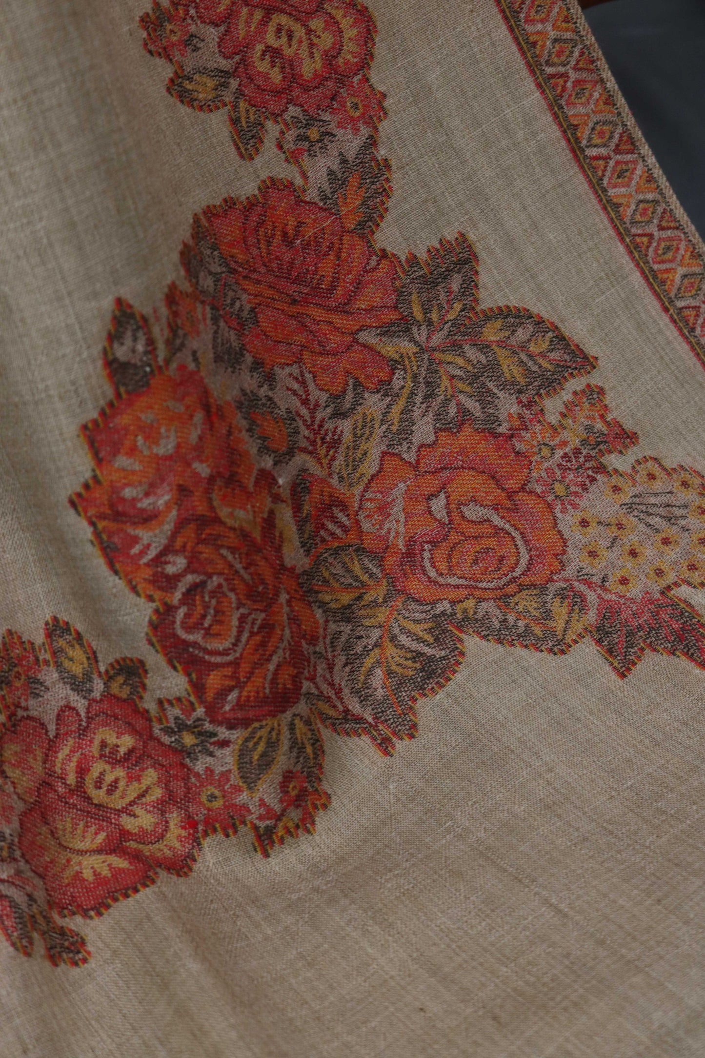 3Piece -Karandi with Pashmina Shawl KPP321