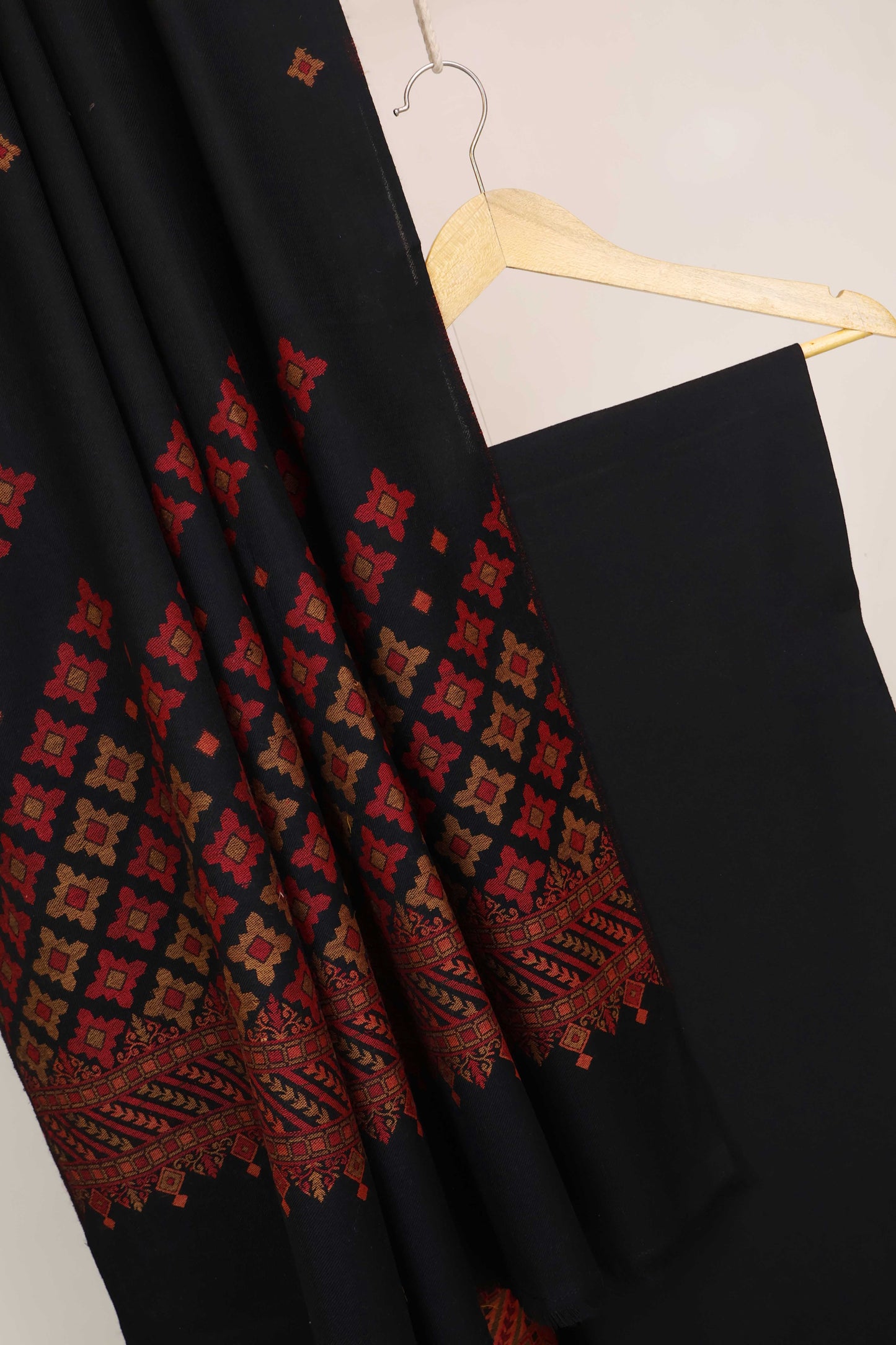 3Piece -Karandi with Pashmina Shawl KPP394