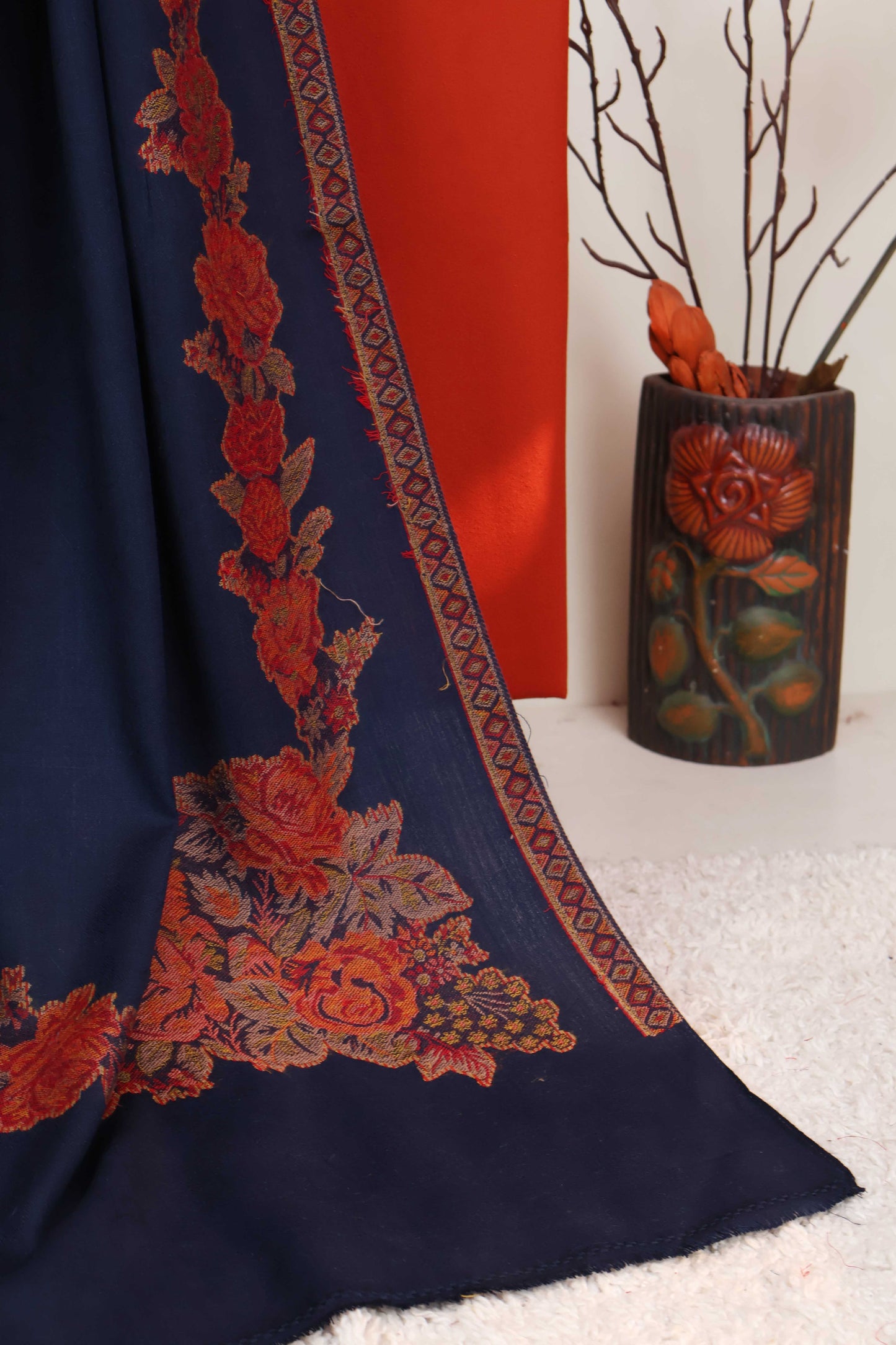3Piece -Karandi with Pashmina Shawl KPP397