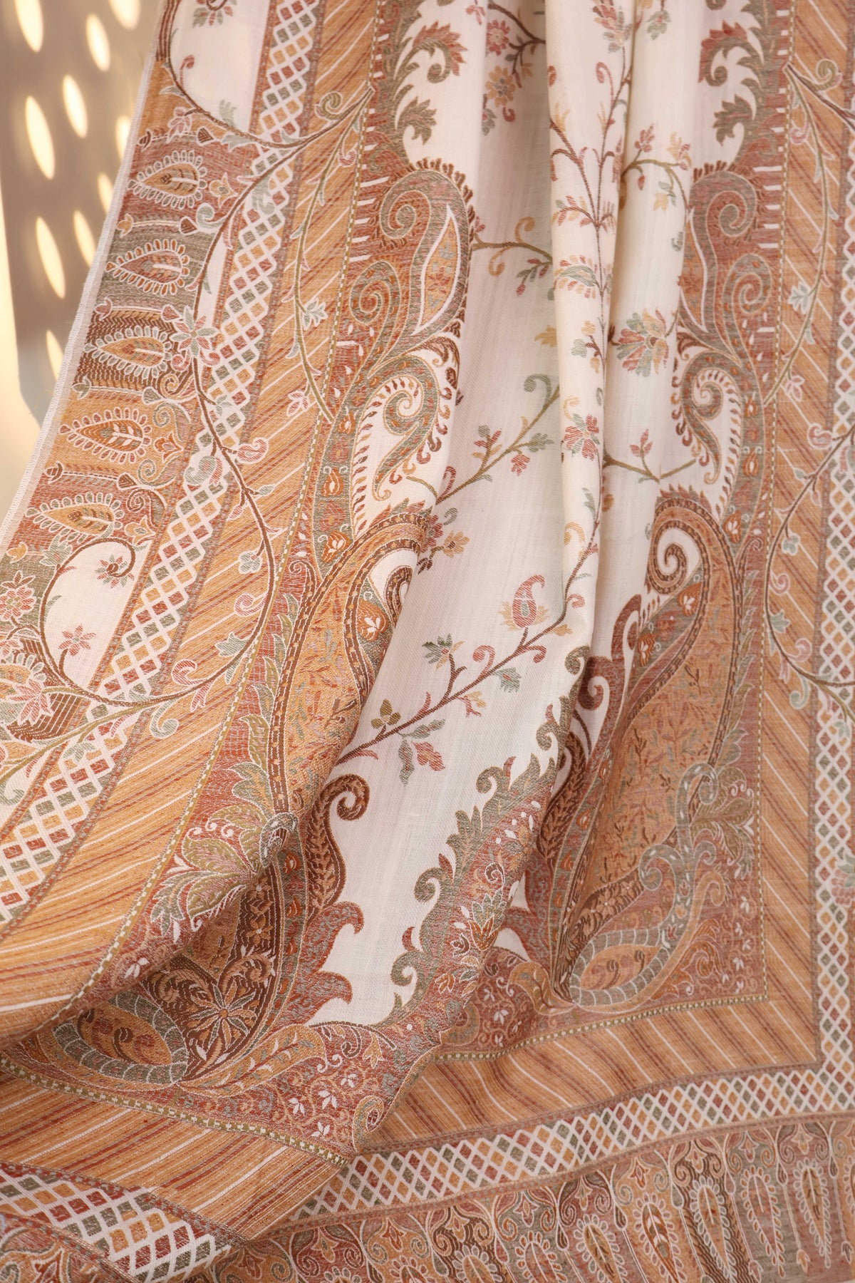 3Piece -Karandi with Pashmina Shawl KPP404
