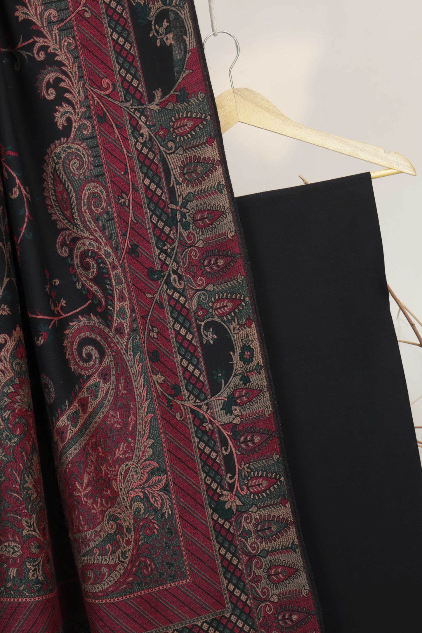 3Piece - Karandi with Pashmina Shawl KPP411