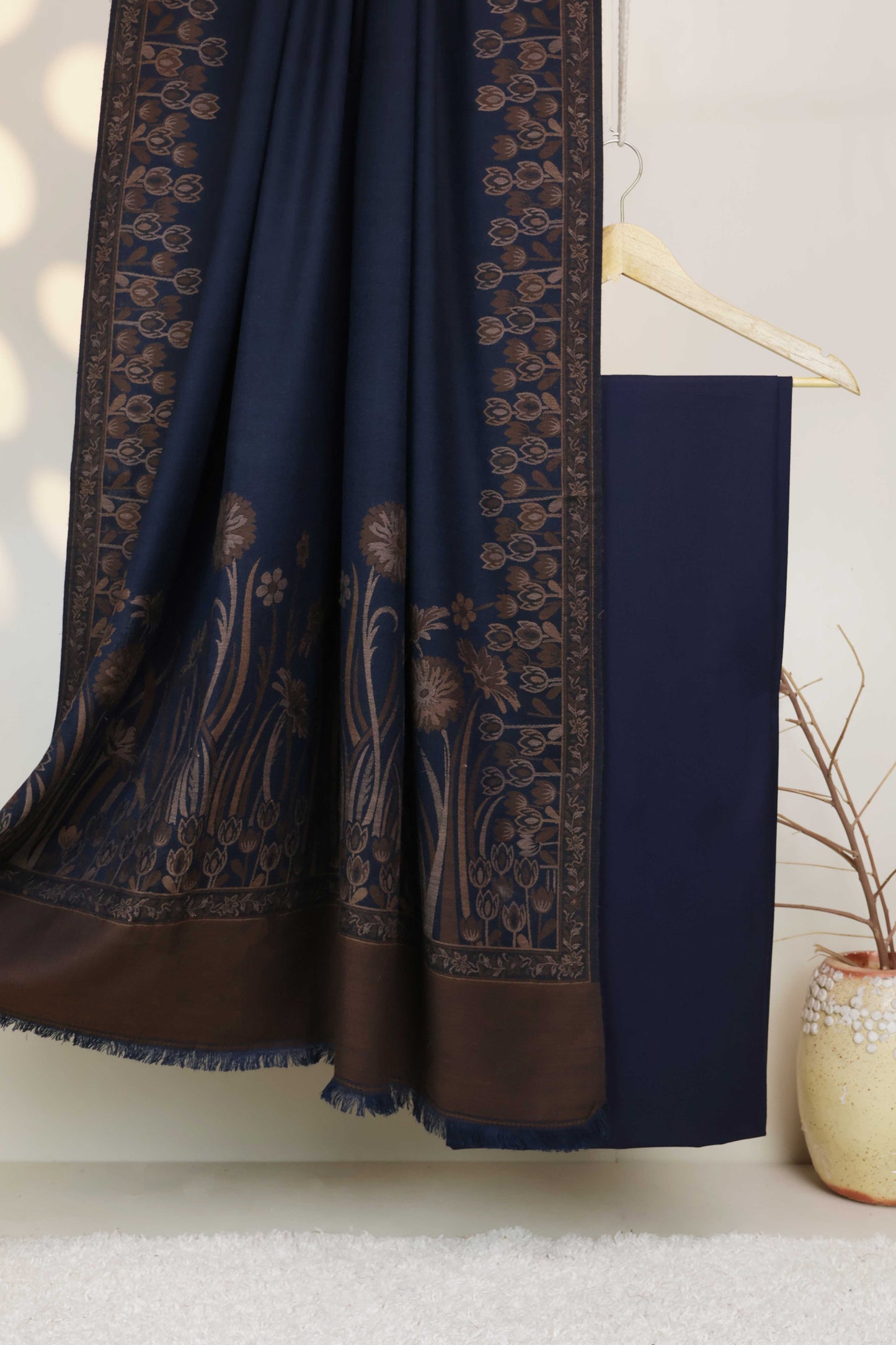 3Piece - Karandi with Pashmina Shawl KPP422