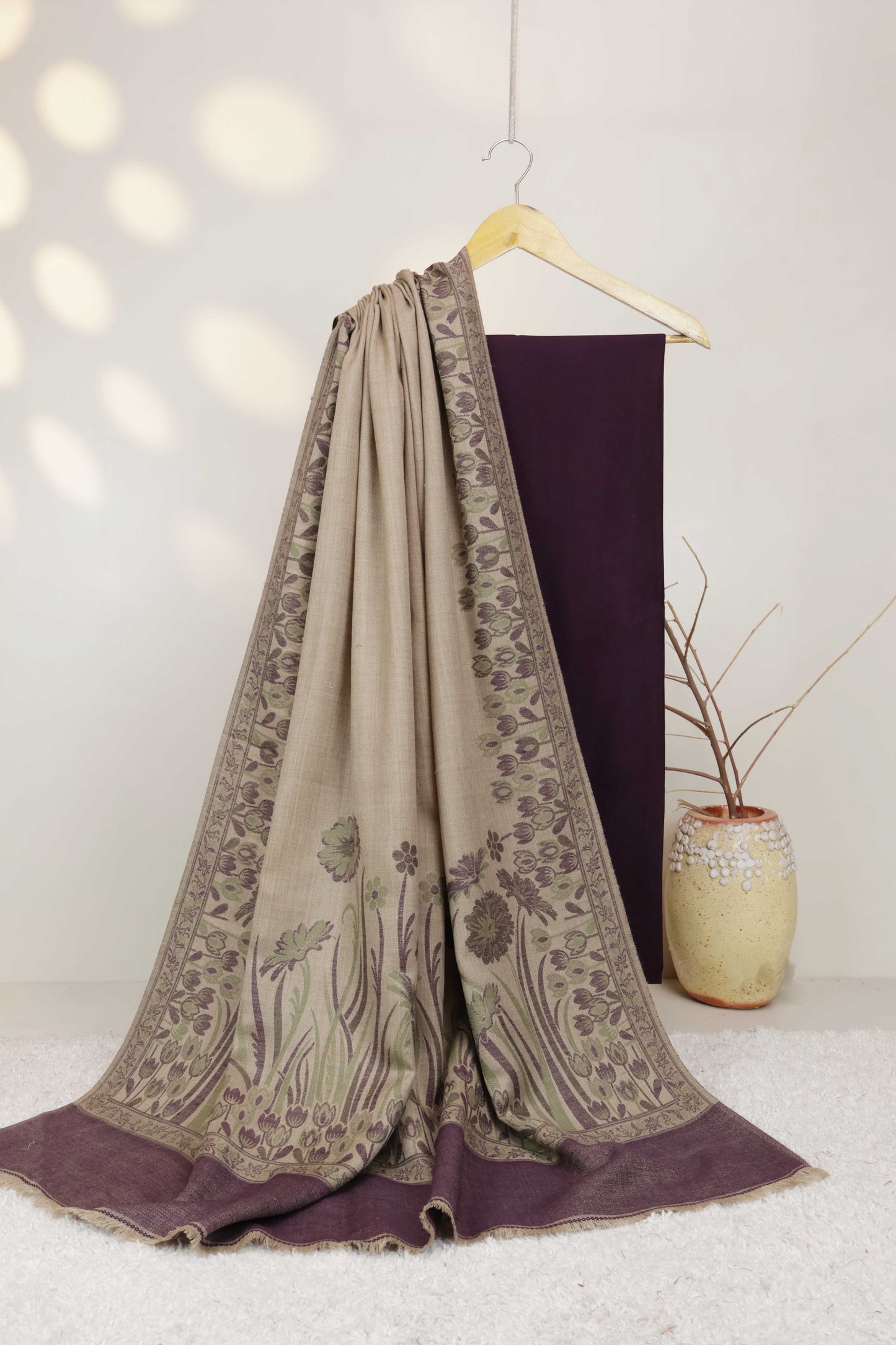 3Piece - Marina with Pashmina Shawl KPP421