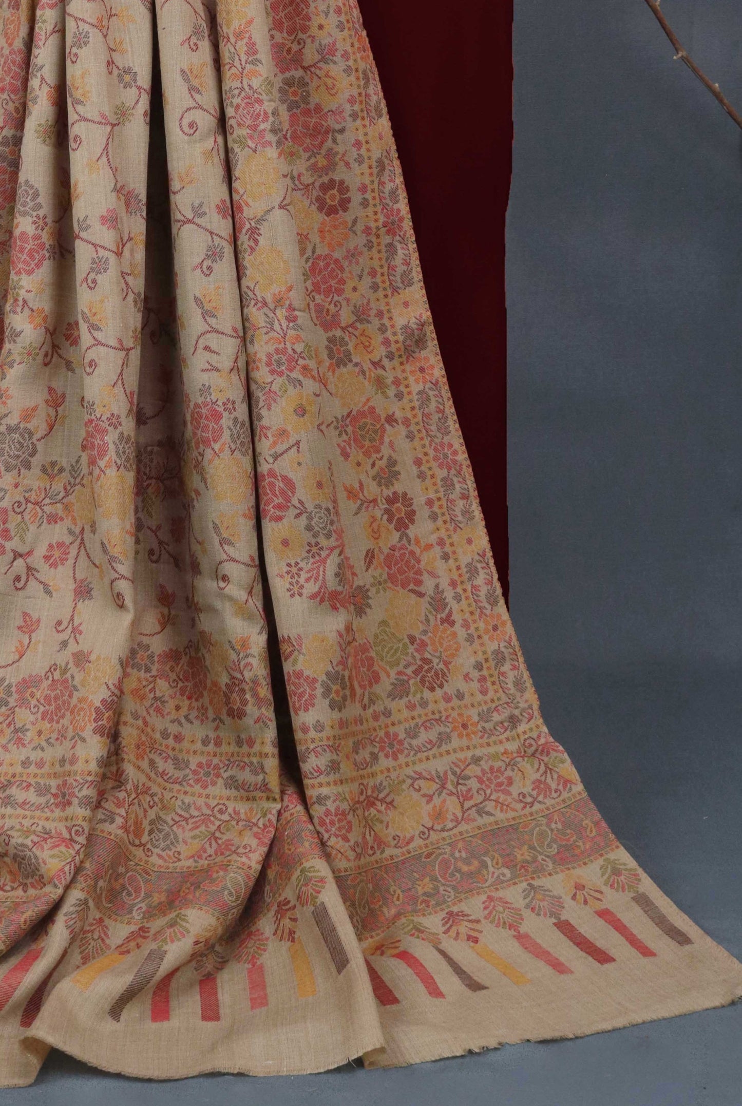 3Piece - Karandi with Pashmina Shawl KPP427