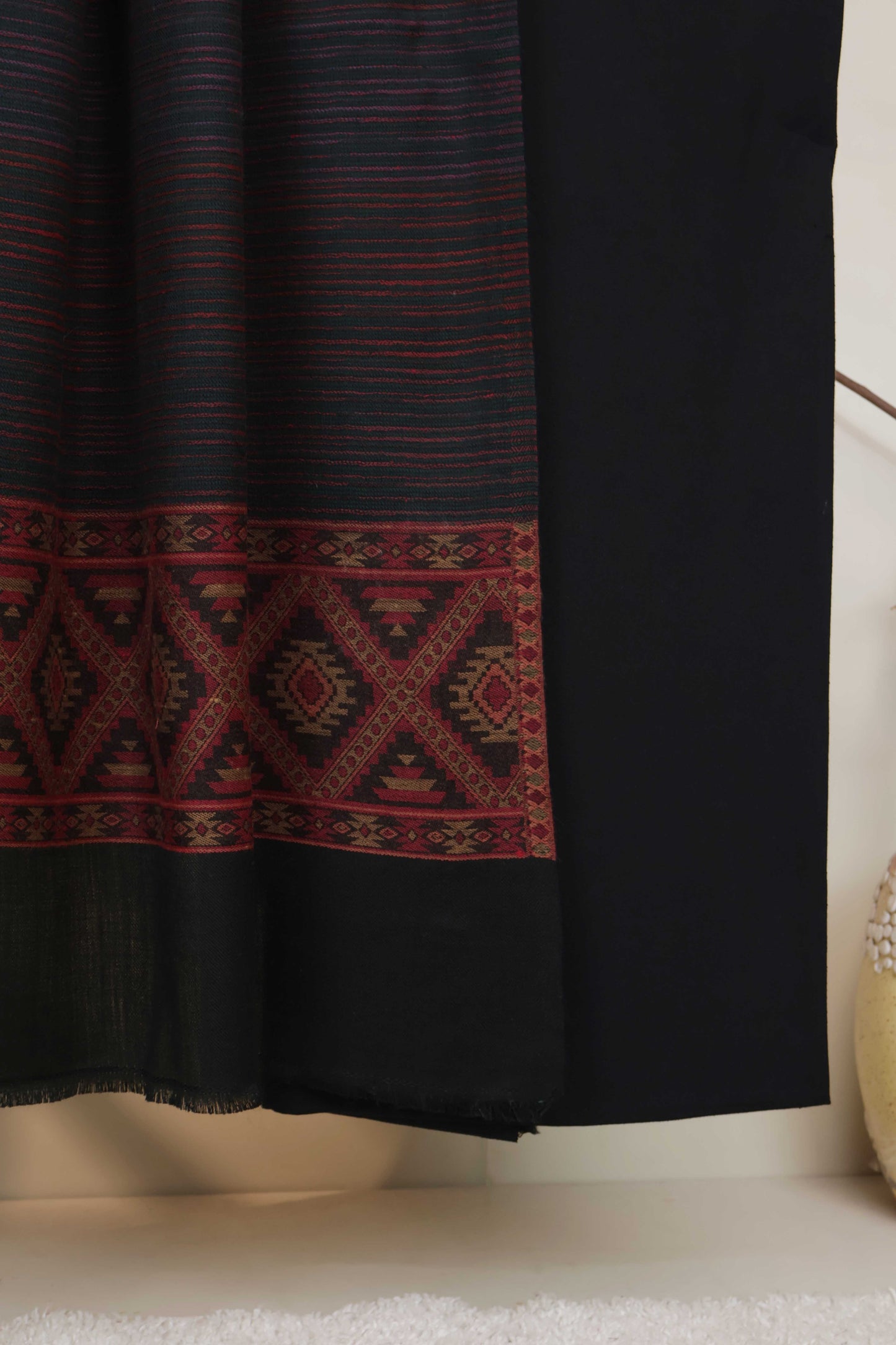 3Piece -Karandi with Pashmina Shawl KPP431