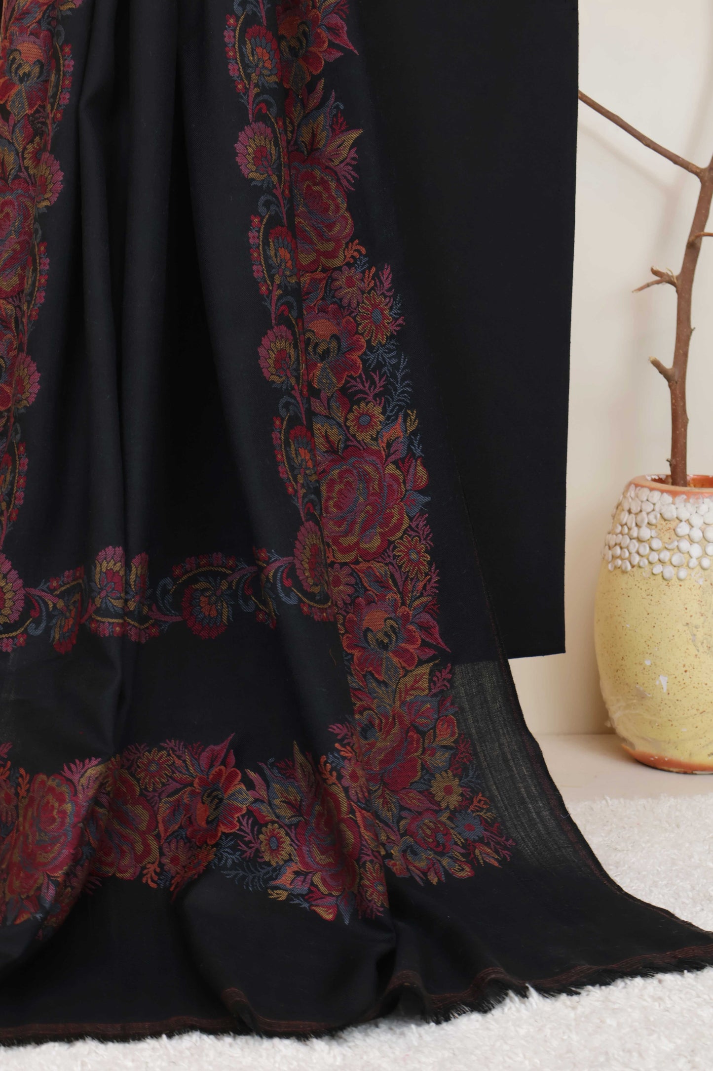 3Piece -Karandi with Pashmina Shawl KPP432