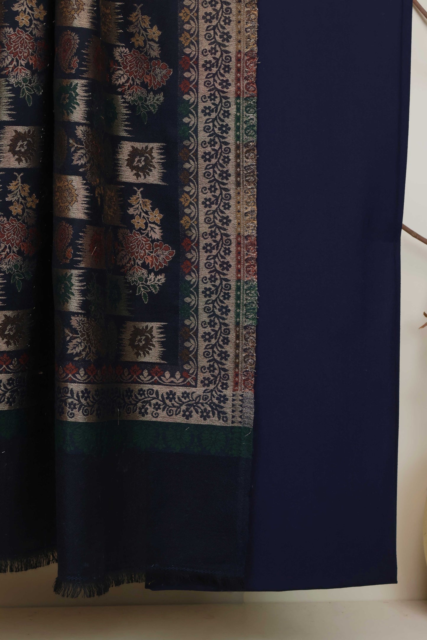 3Piece -Karandi with Pashmina Shawl KPP435