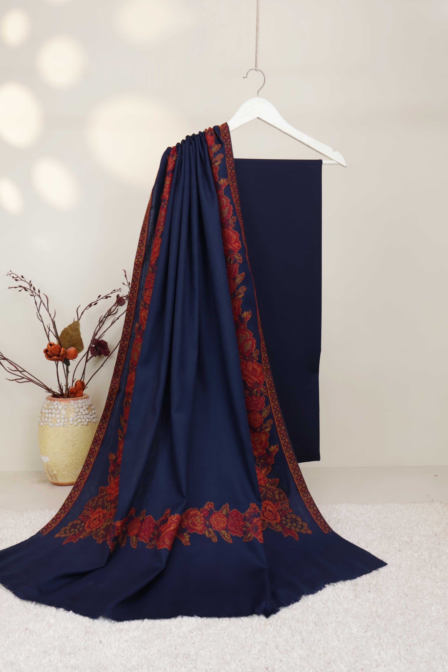 3Piece - Karandi with Pashmina Shawl KPP200