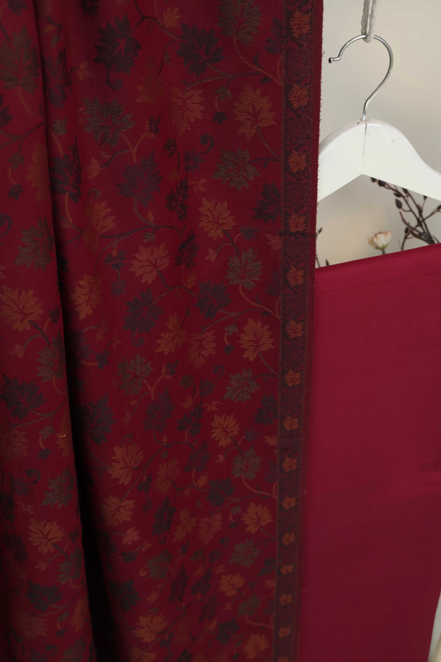 3Piece -Karandi with Pashmina Shawl KPP445