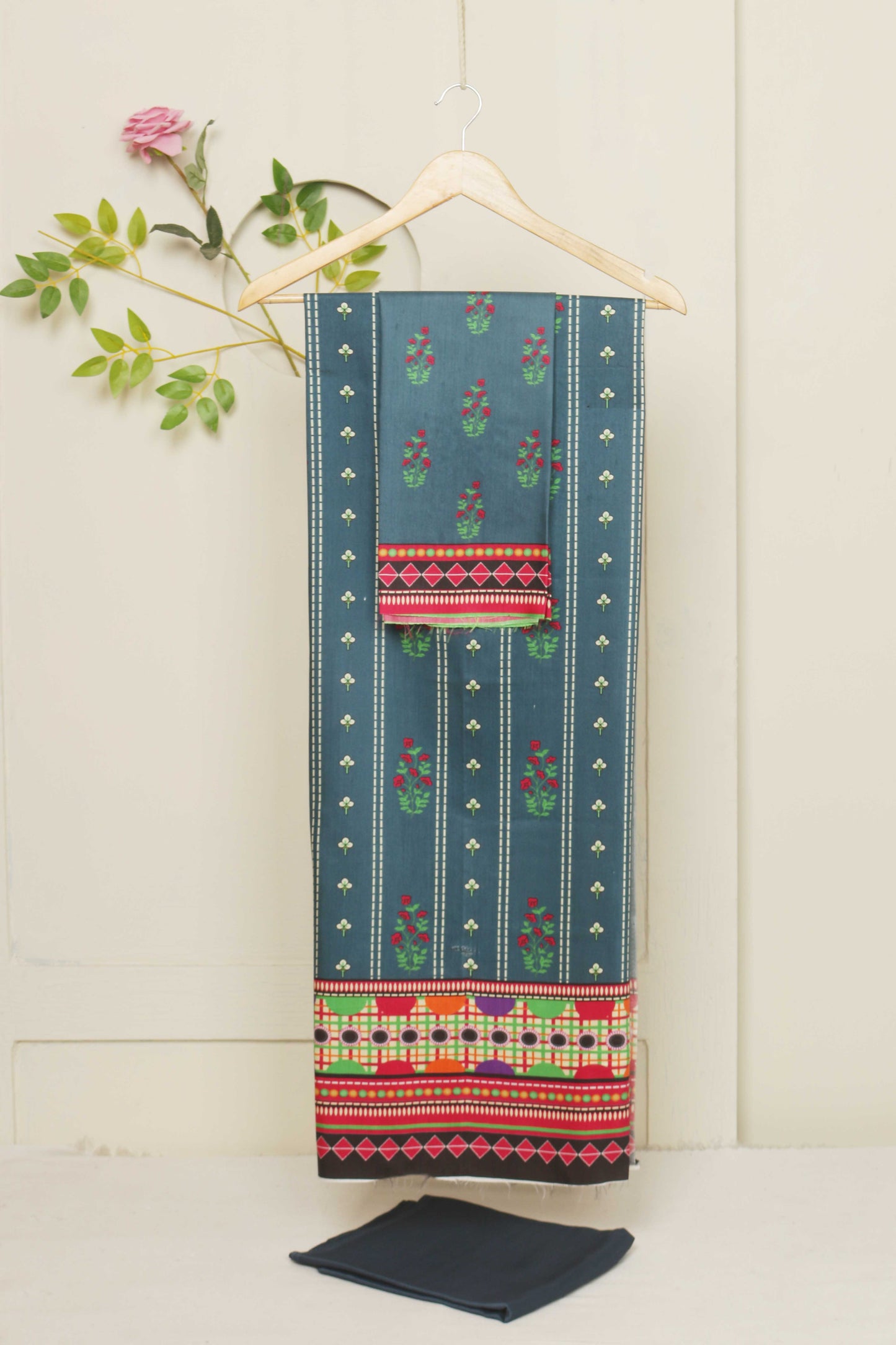 3Piece -Viscous Printed Suit VC04