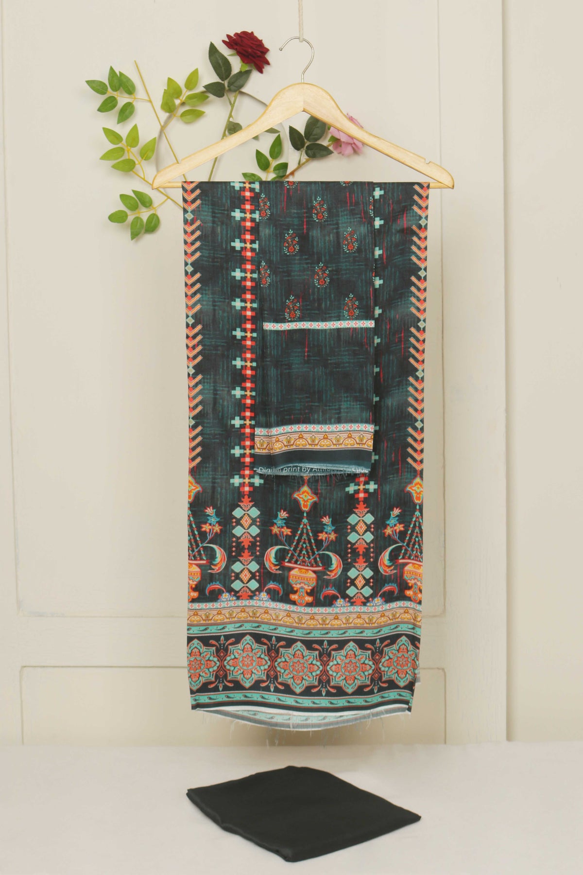 3Piece -Viscous Printed Suit SA25005