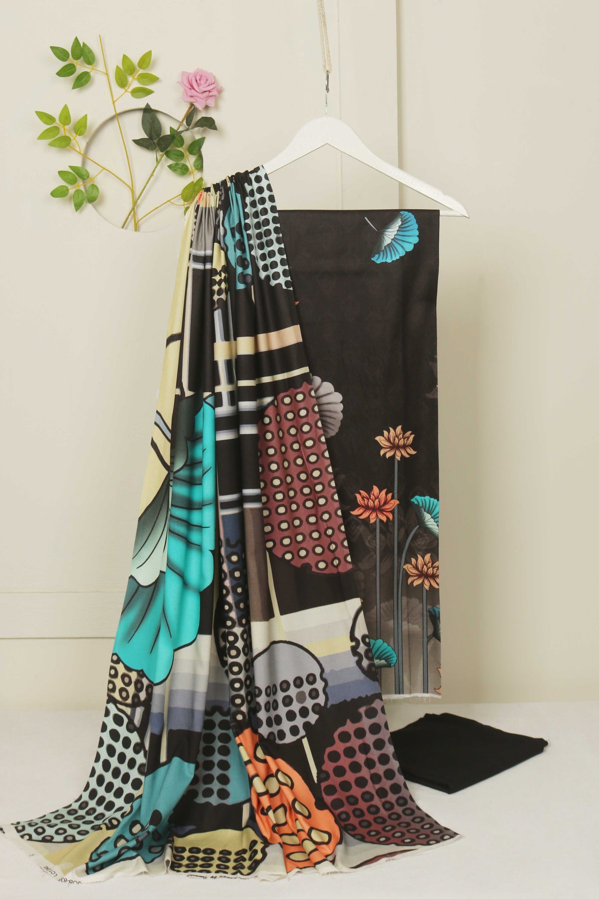 3Piece - Moonsoon  Linen Printed Suit MSST01
