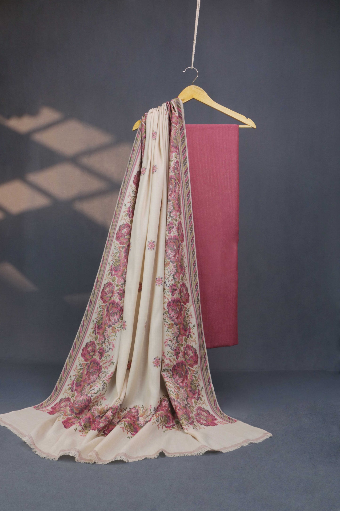 3Piece - Moonlight Marina with Pashmina Shawl KPP238