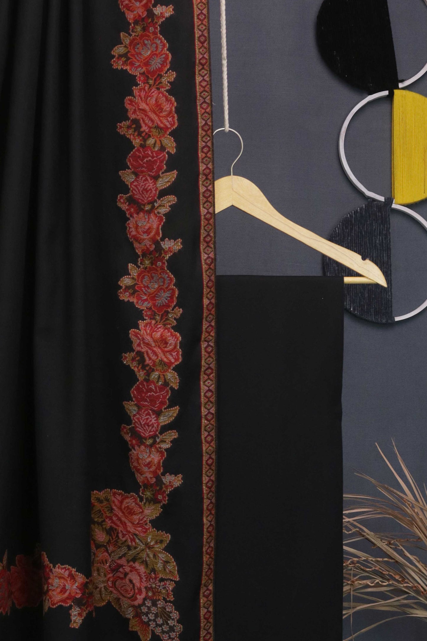 3Piece -Karandi with Pashmina Shawl KPP241