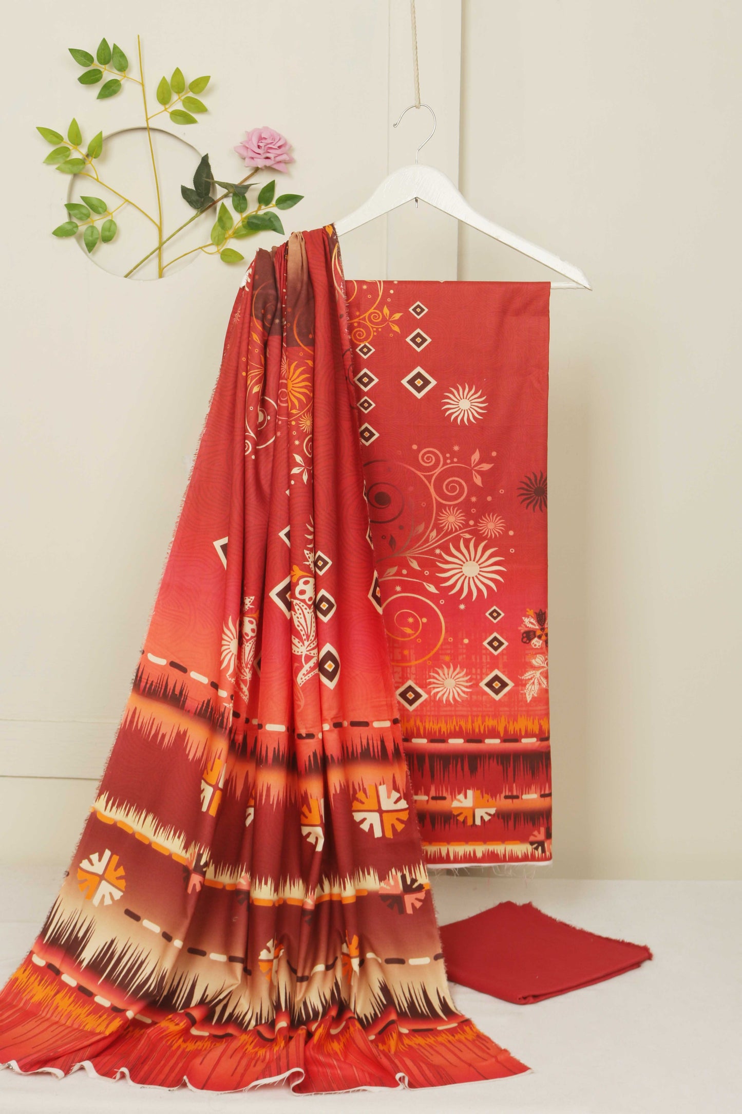 3Piece - Moonsoon  Linen Printed Suit MSST14