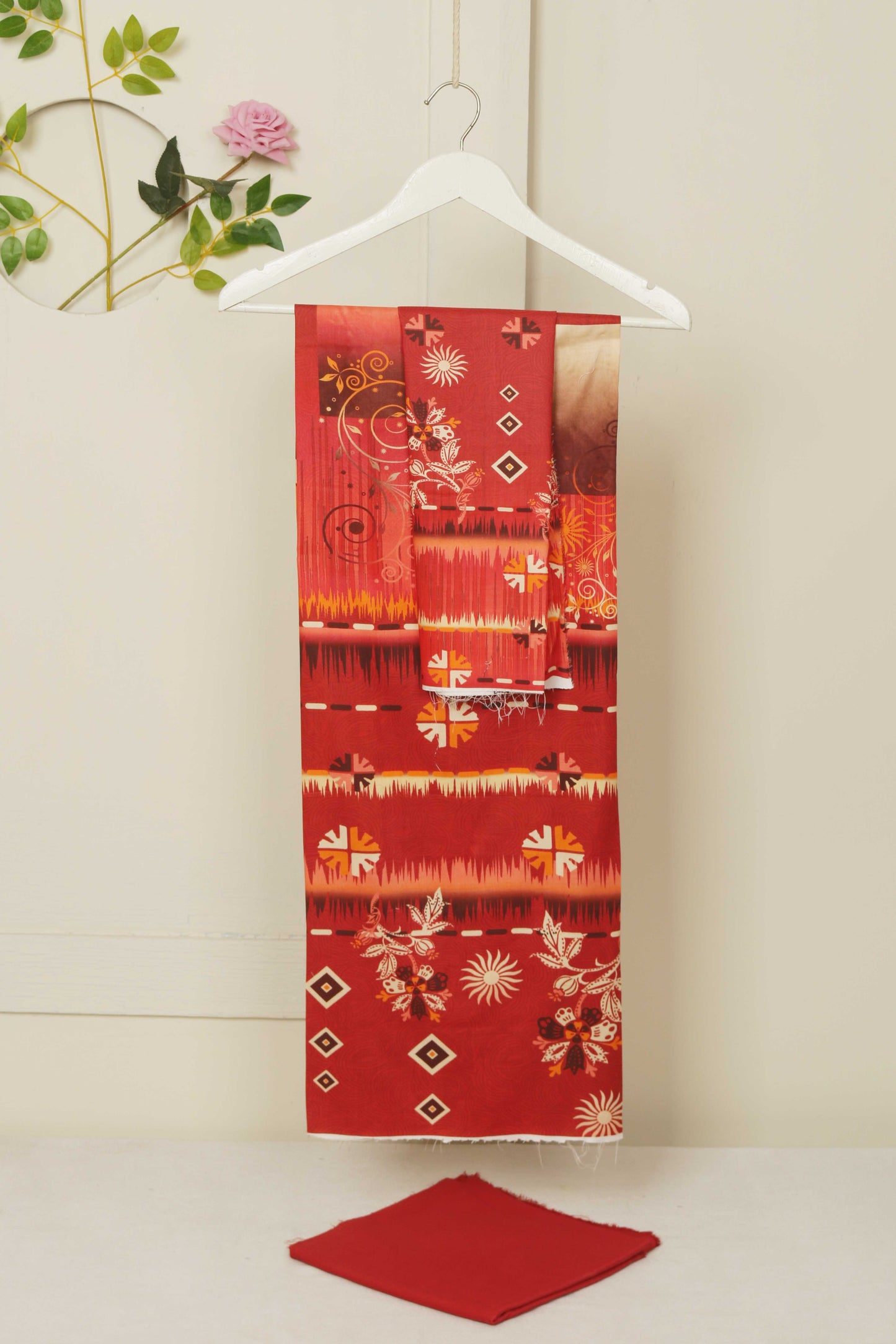 3Piece - Moonsoon  Linen Printed Suit MSST14