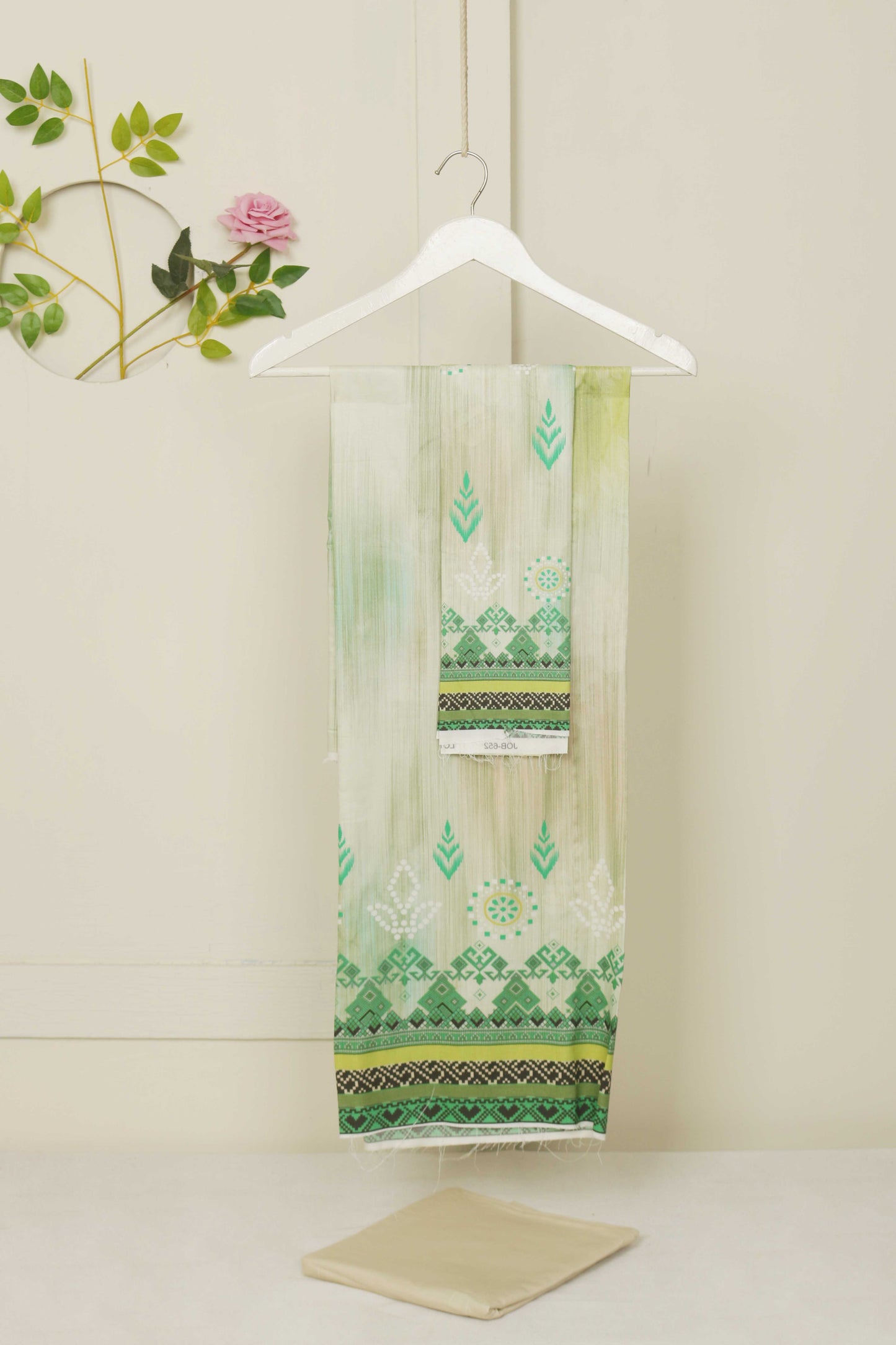 3Piece - Linen Printed Suit Classic CLST09