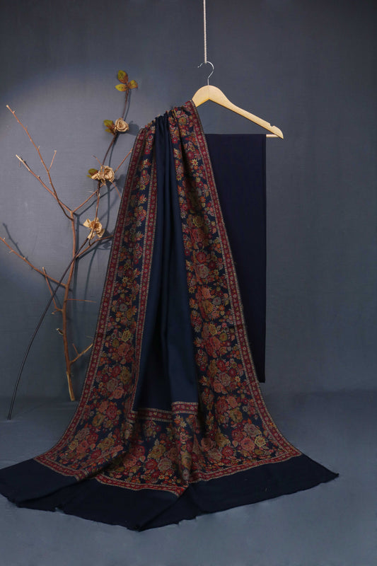 3Piece -Karandi with Pashmina Shawl KPP287