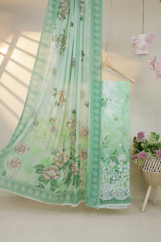 3Piece-Lawn Embroidered Suit V12WR02