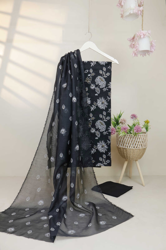 3Piece-Lawn Embroidered Suit V22WR05