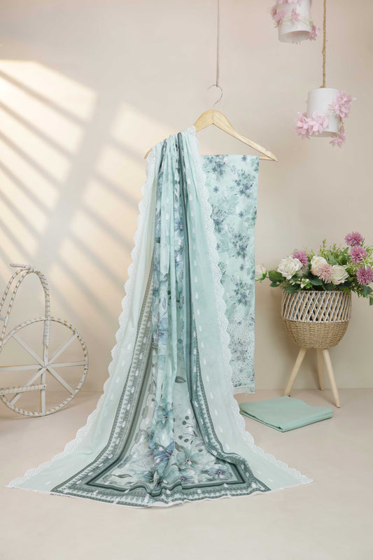 3Piece-Lawn Embroidered Suit V11WR06