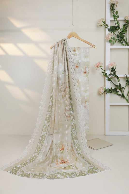 3Piece-Lawn Embroidered Suit V32WR10