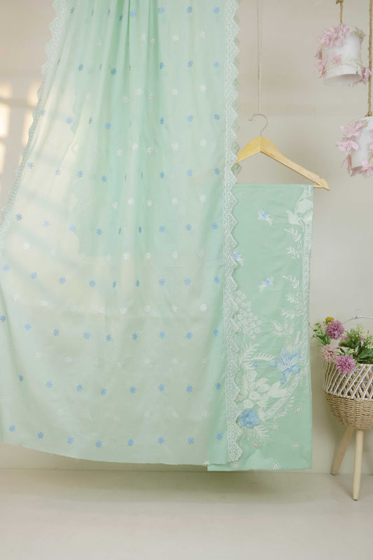 3Piece-Lawn Embroidered Suit V34WR06