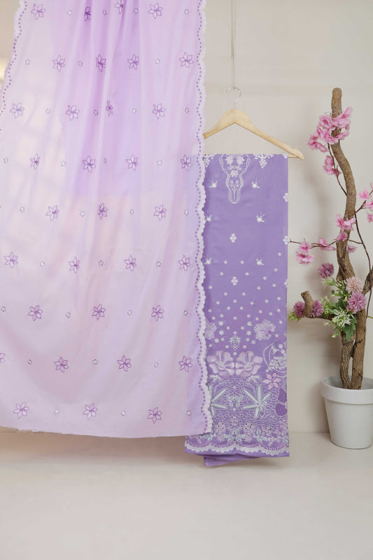 3Piece-Lawn Embroidered Suit V34WR03